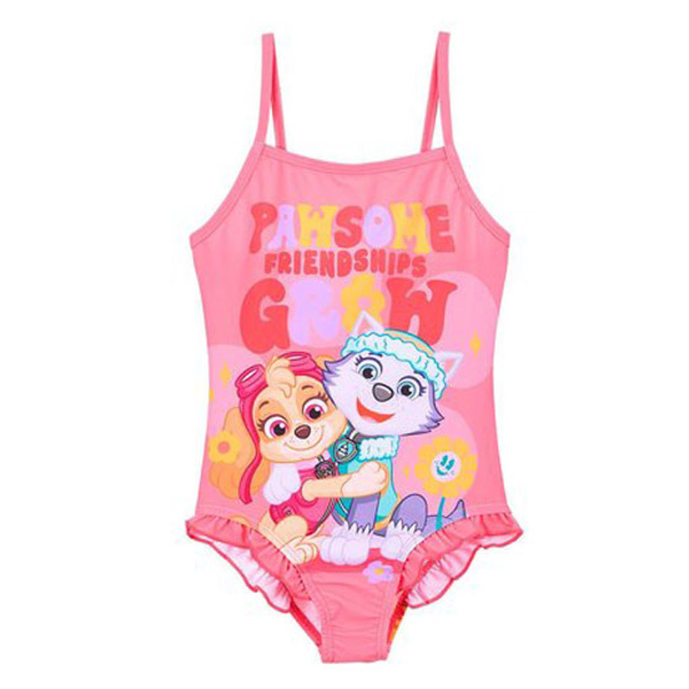 Paw Patrol Friendships Peach Παιδικό μαγιό ολόσωμο 6 ετών / 116 cm