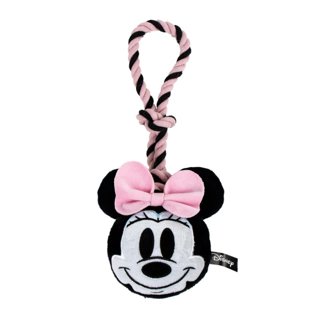 Disney Minnie Pink Παιχνίδι Σκύλου με Σχοινί και Ήχο 30 εκ