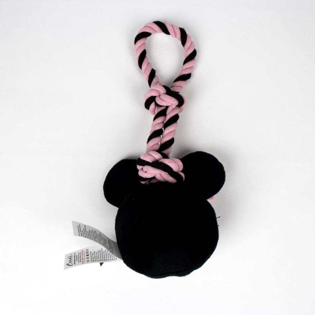 Alternative view of Disney Minnie Pink Παιχνίδι Σκύλου με Σχοινί και Ήχο 30 εκ