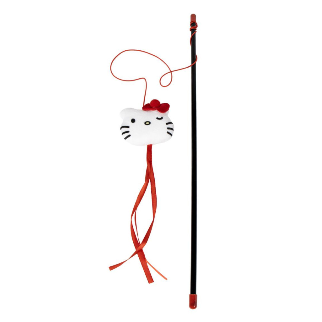 Alternative view of Hello Kitty Red Διαδραστικό Παιχνίδι-Καλάμι για Γάτες 47 εκ