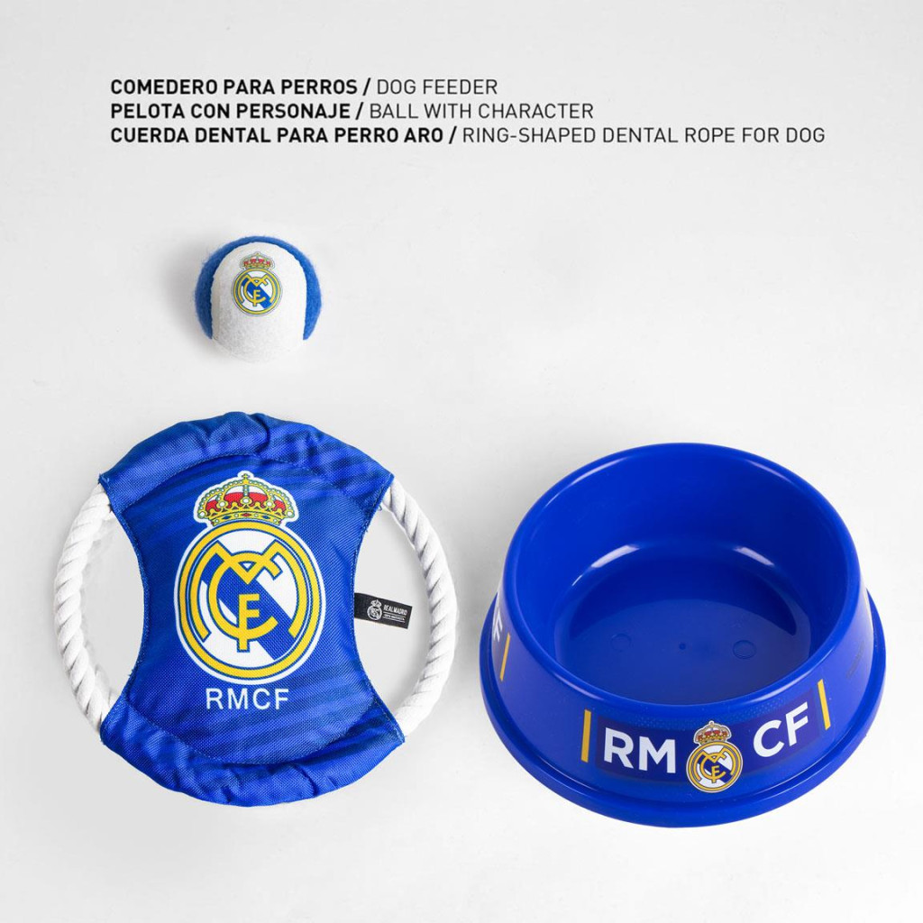 Alternative view of Real Madrid Blue Σετ Δώρου για Κατοικίδια 3 Τεμαχίων