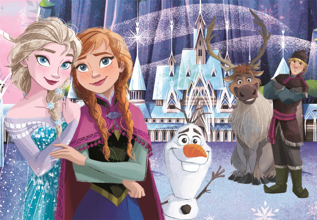 Alternative view of Disney Frozen Winter Magic Clementoni 60 τεμάχια puzzle