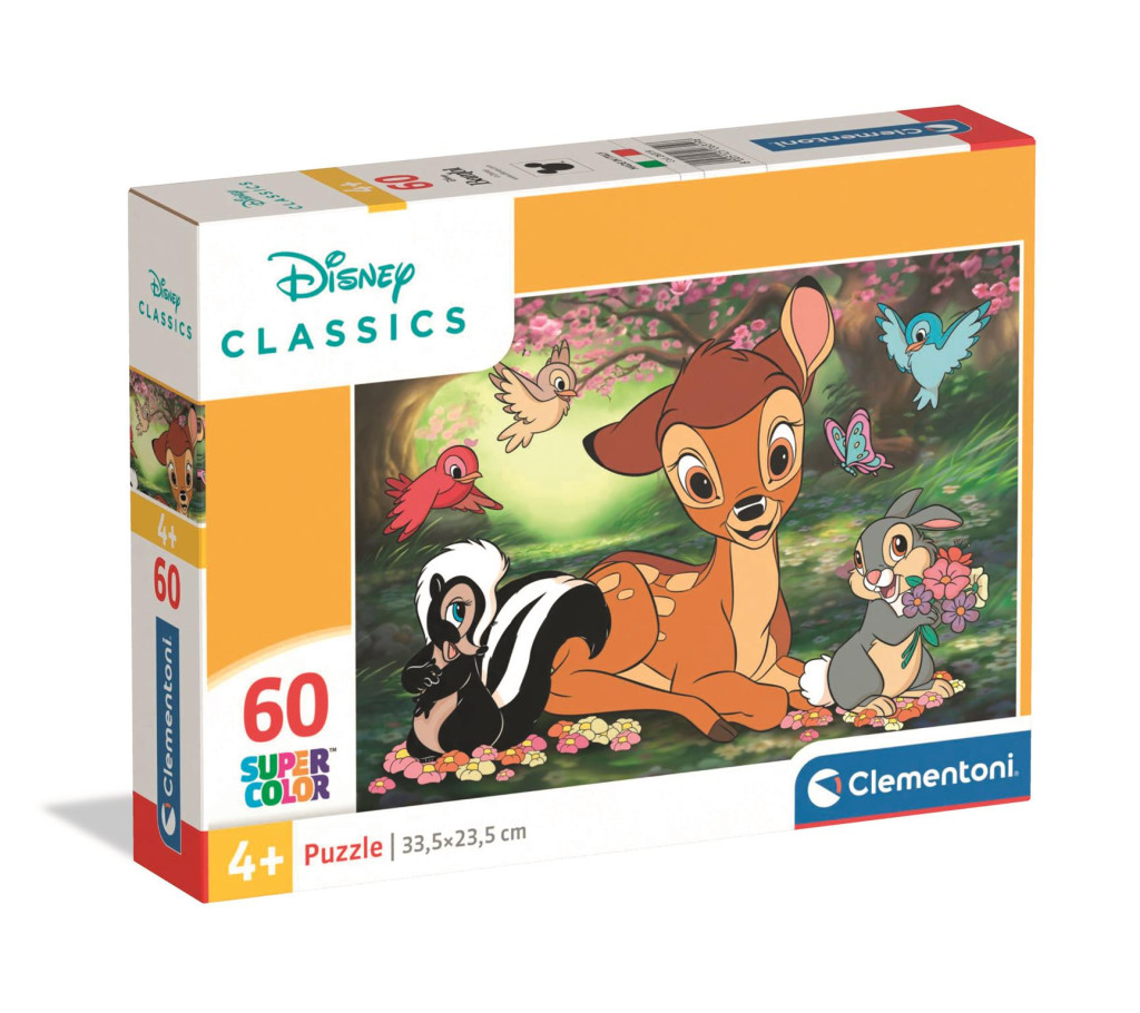 Disney Bambi Forest Friends 60 τεμάχια Clementoni puzzle