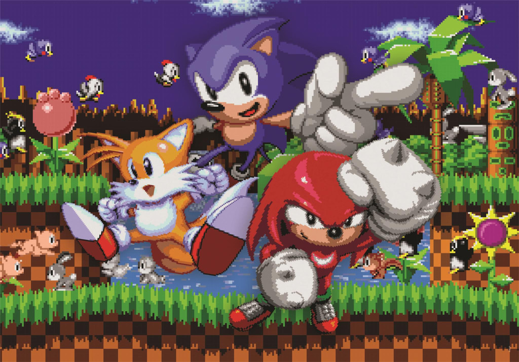 Alternative view of Sonic the Hedgehog 64 Bit 500 τεμάχια Cube puzzle Clementoni