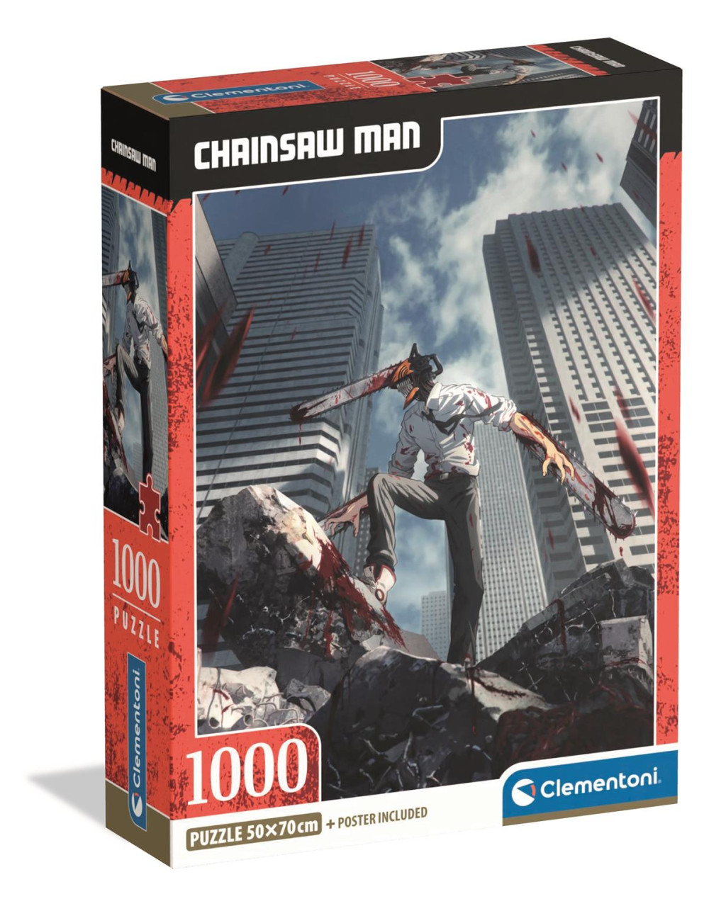 Chainsaw Man Bloody 1000 τεμάχια puzzle Clementoni