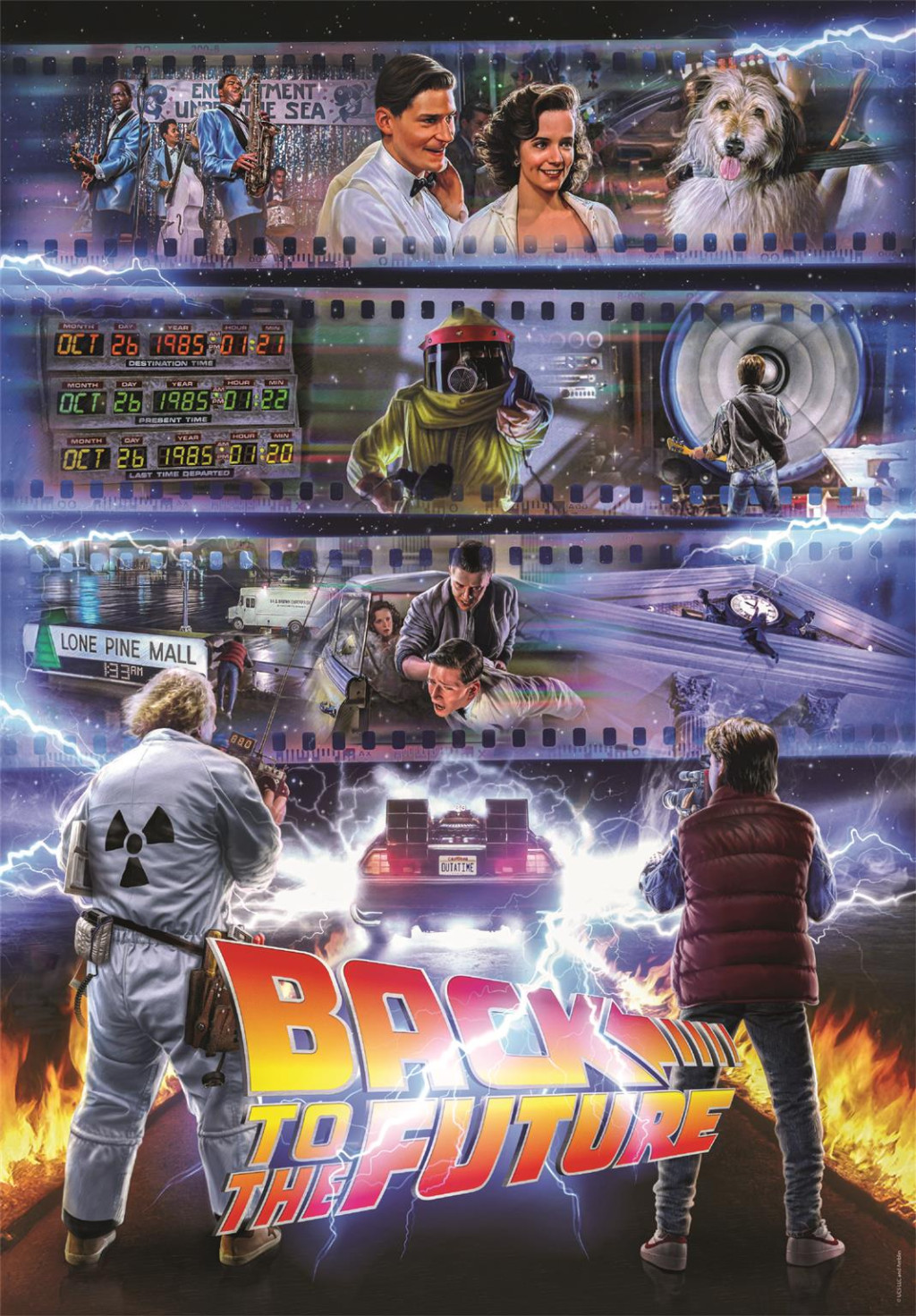 Alternative view of Back to the Future Time 1000 τεμάχια Compact puzzle Clementoni