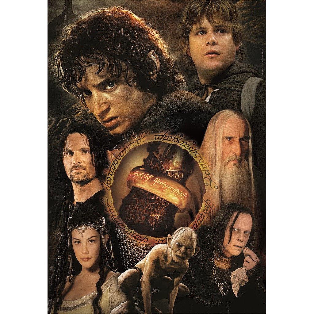 Alternative view of The Lord of the Rings, The One Ring's Burden Παιδικό Puzzle 1000 Τεμαχίων Συμπαγούς Σχεδιασμού Clementoni