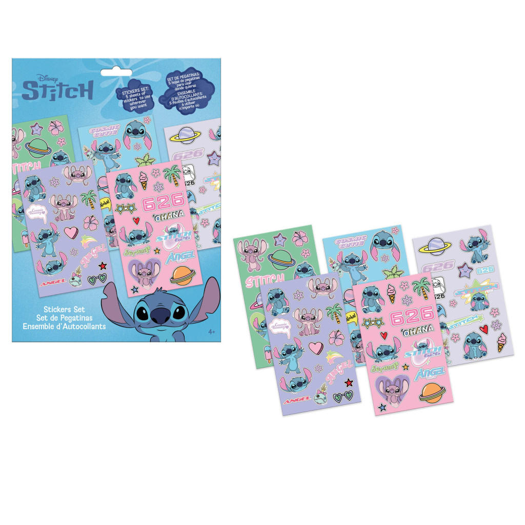 Disney Lilo & Stitch This World Σετ Αυτοκόλλητων 5 Φύλλων 21×30 cm