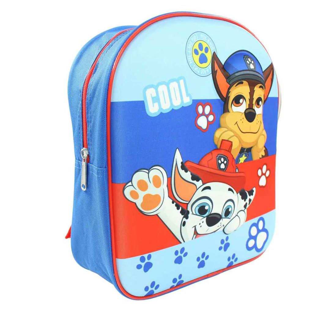 Paw Patrol Cool Boys 3D Παιδικό Σακίδιο Πλάτης με 1 Θήκη 30×26×10 εκ.