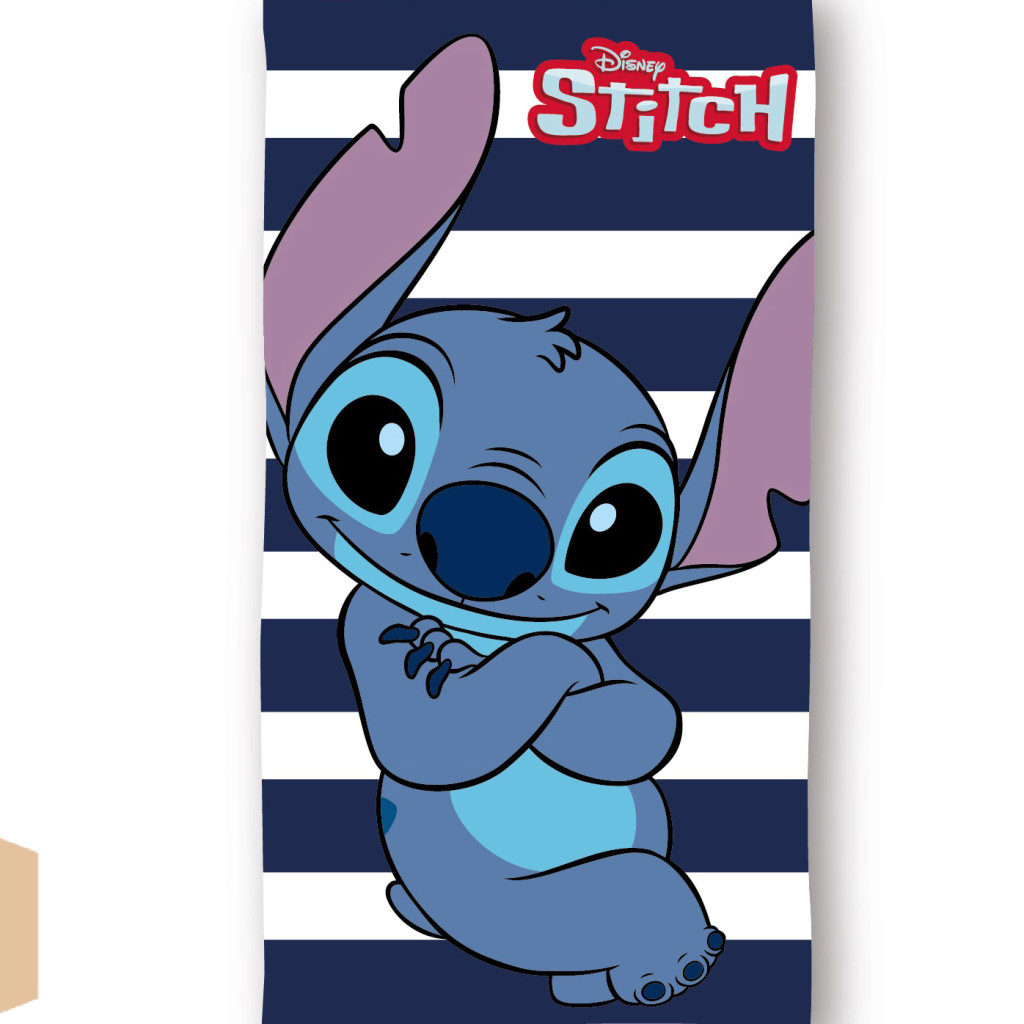 Disney Lilo & Stitch Cool Stripe Πετσέτα Μπάνιου & Θαλάσσης (Fast Dry) 100% microfiber 70×140 cm