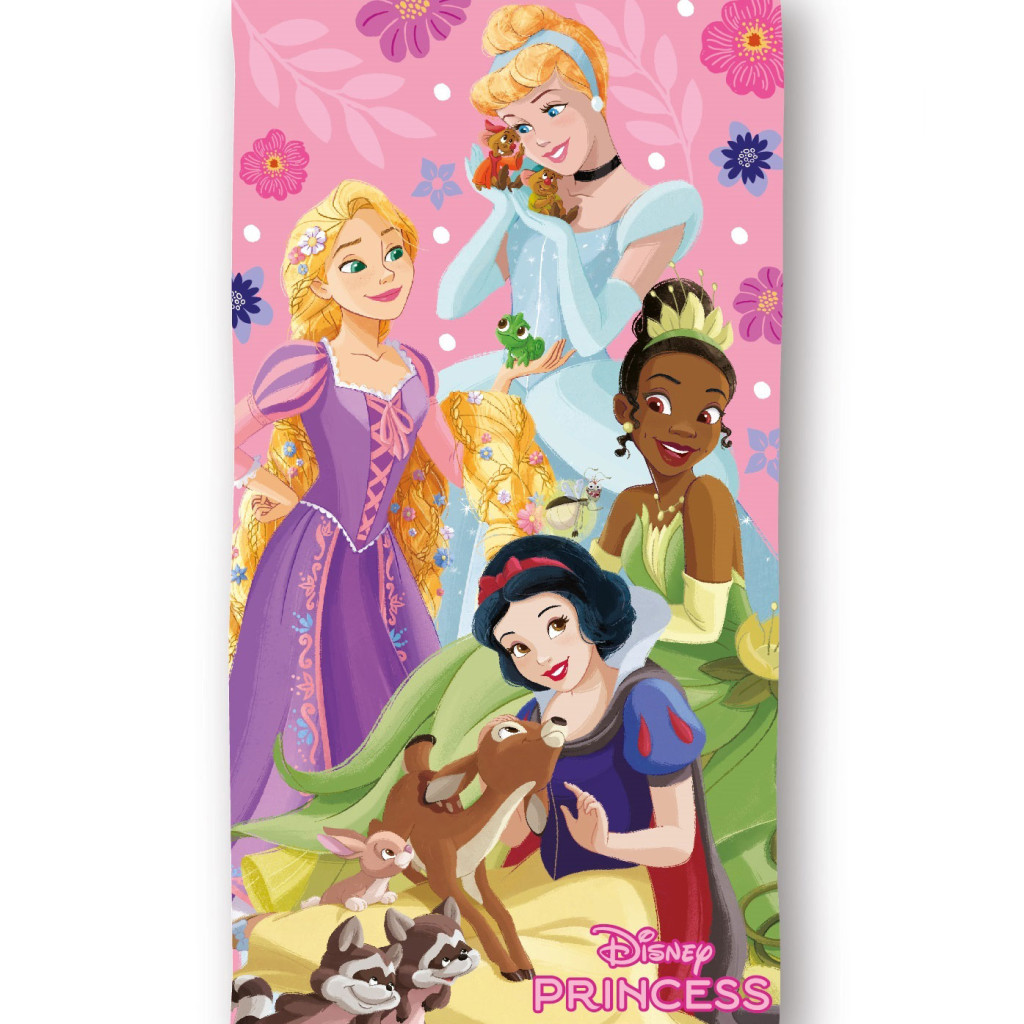 Disney Princess Sparkle Kingdom Πετσέτα Μπάνιου και Παραλίας 70x140cm (Fast Dry)