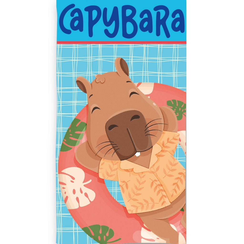 Alternative view of Kapibara Float Fun Πετσέτα Μπάνιου και Παραλίας 70x140cm (Fast Dry)