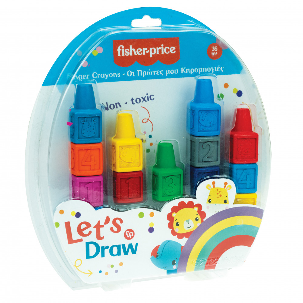 Fisher-Price Let's Draw 13 σετ κηρομπογιών