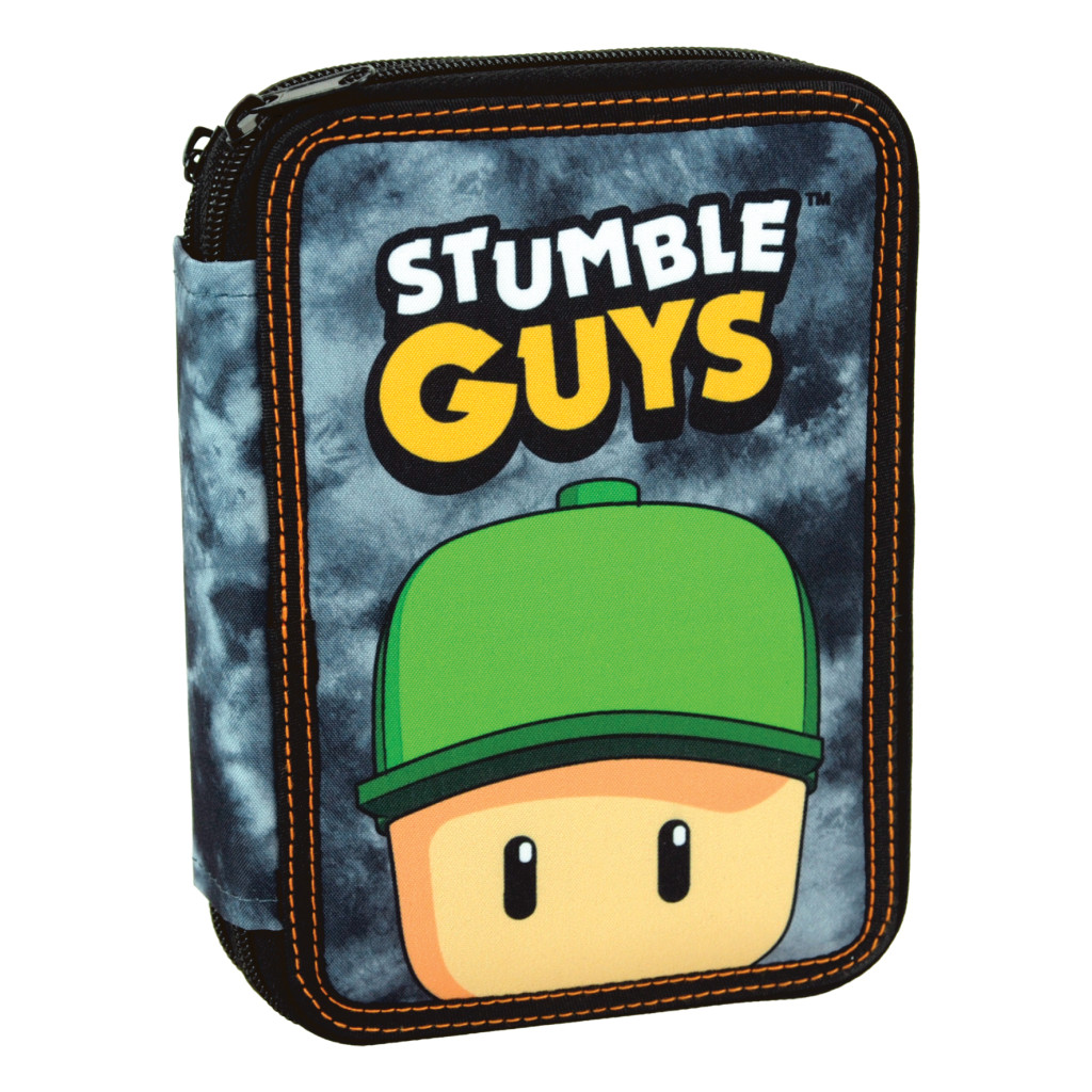 Stumble Guys Hat Παιδική Κασετίνα Δύο Επιπέδων Γεμάτη