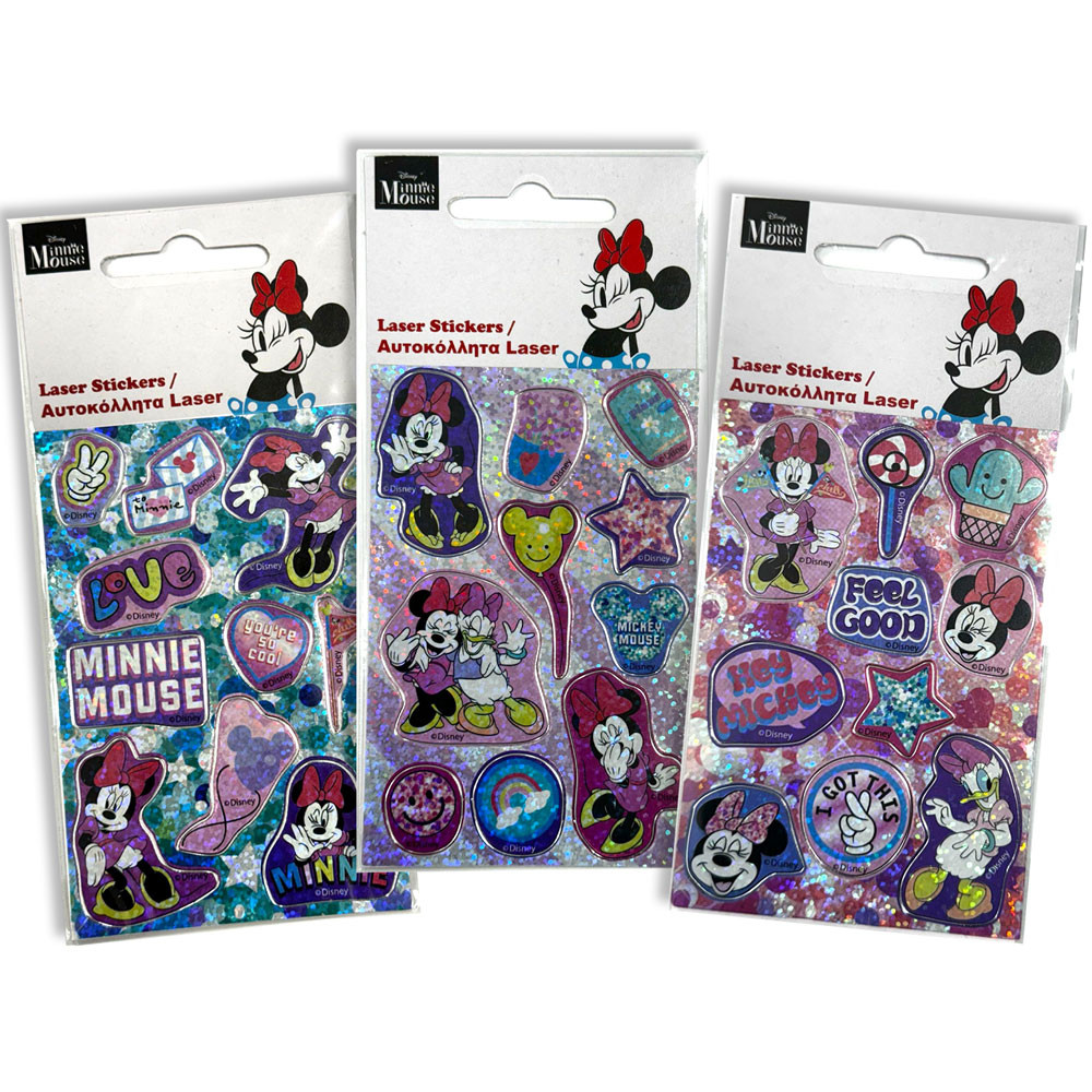 Disney Minnie Smiles Ολογραφικό Σετ Αυτοκόλλητων 36 Φύλλων