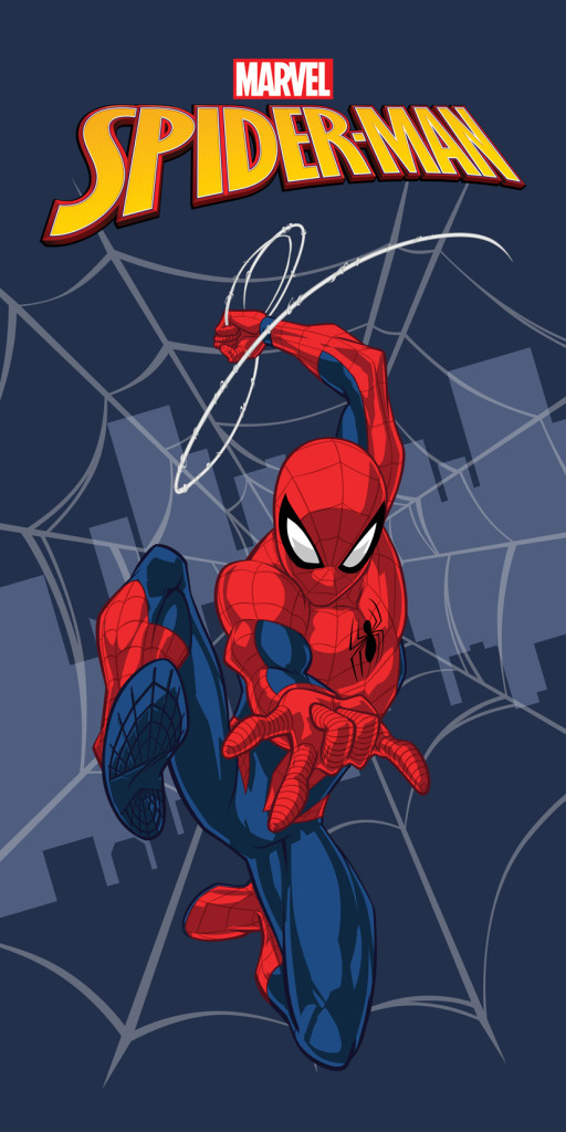 Spiderman Dark City Πετσέτα Μπάνιου & Θαλάσσης (Fast Dry) 100% microfiber 70×140 cm