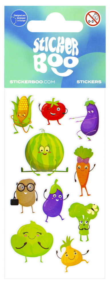 Food Vegetable Σετ Παιδικά Αυτοκόλλητα