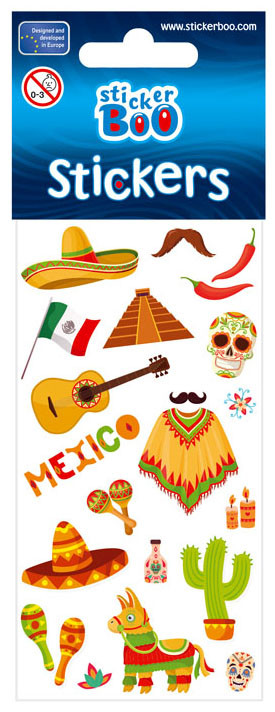 Travel Mexico Σετ Παιδικά Αυτοκόλλητα