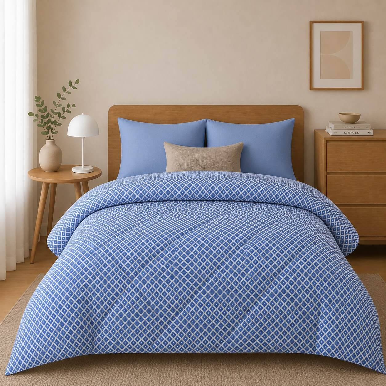 Πάπλωμα Υπέρδιπλο 220x240 Ariel Blue