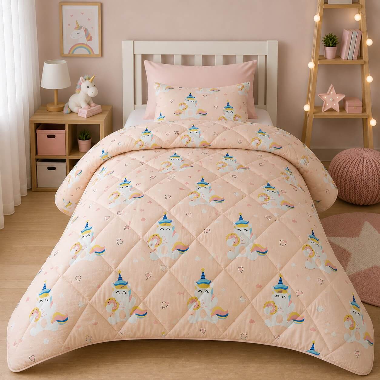 Πάπλωμα Παιδικό 100% Cotton Unicorn Donuts