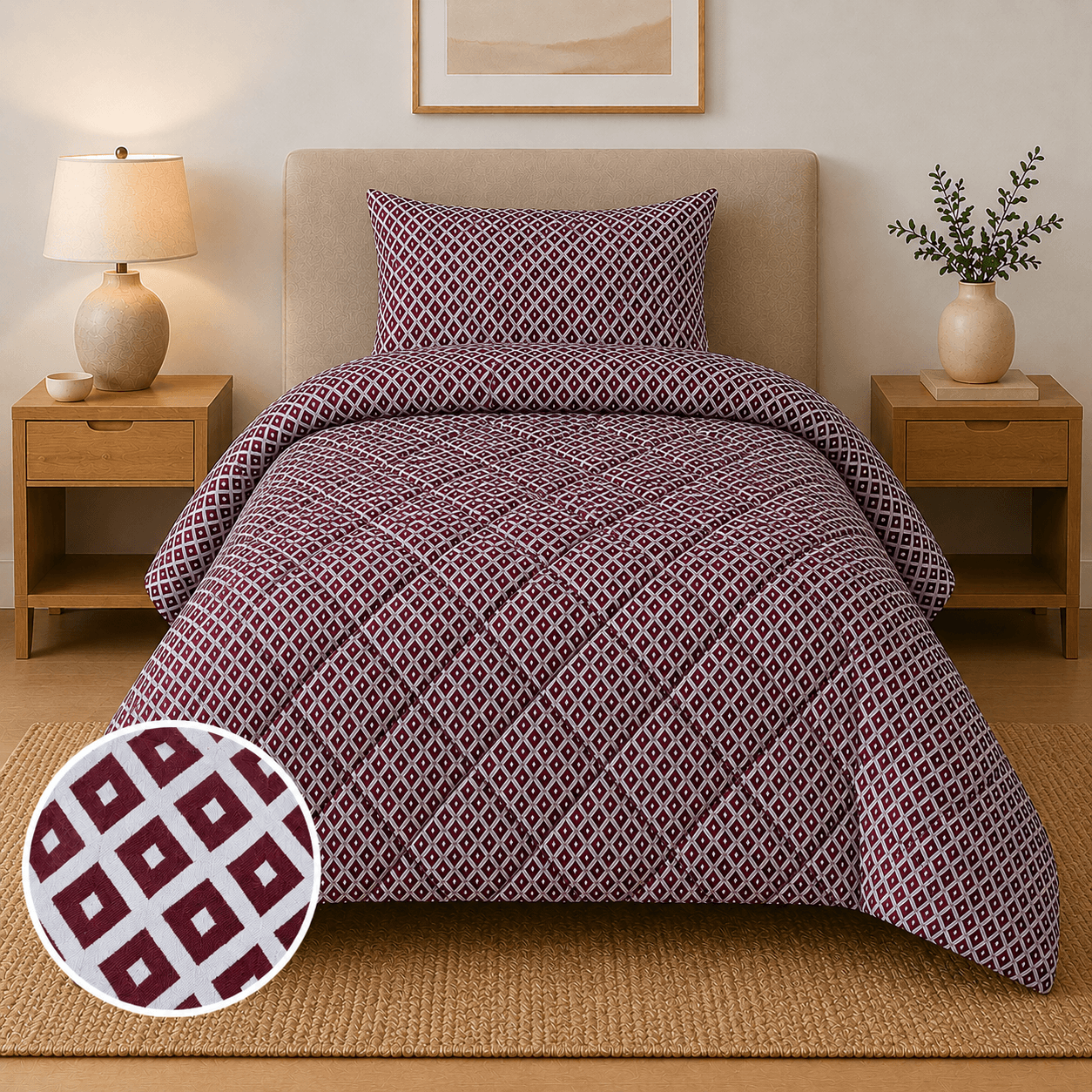 Πάπλωμα Μονό 160x240 Ariel Redwine