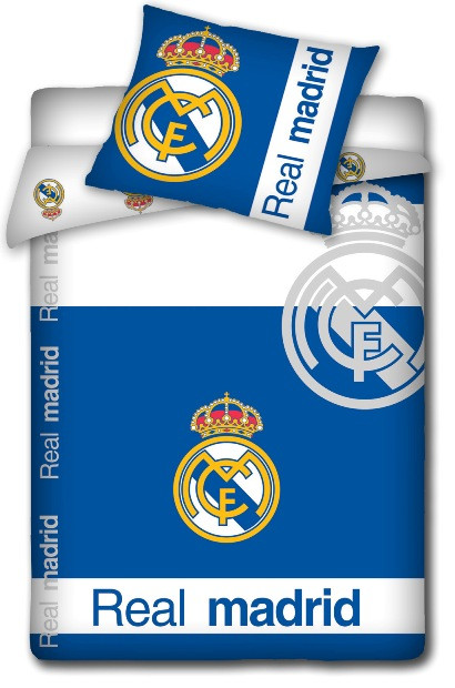 Real Madrid Elite Σετ Παπλωματοθήκη με Μαξιλαροθήκη 140×200 cm, 70×90 cm 100% Βαμβάκι