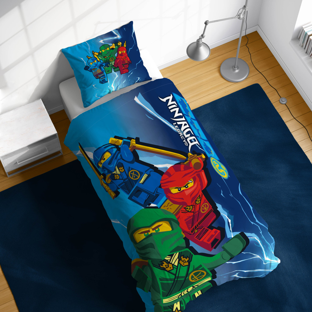 Alternative view of Lego Dragon's Rising Βρεφικό Σετ Παπλωματοθήκης Νηπιακού Κρεβατιού 100% Βαμβάκι 100×135 cm, 40×60 cm