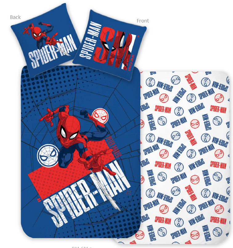 Spiderman City Rescue Σετ Βρεφική Παπλωματοθήκη 100×135 cm με Μαξιλαροθήκη 40×60 cm