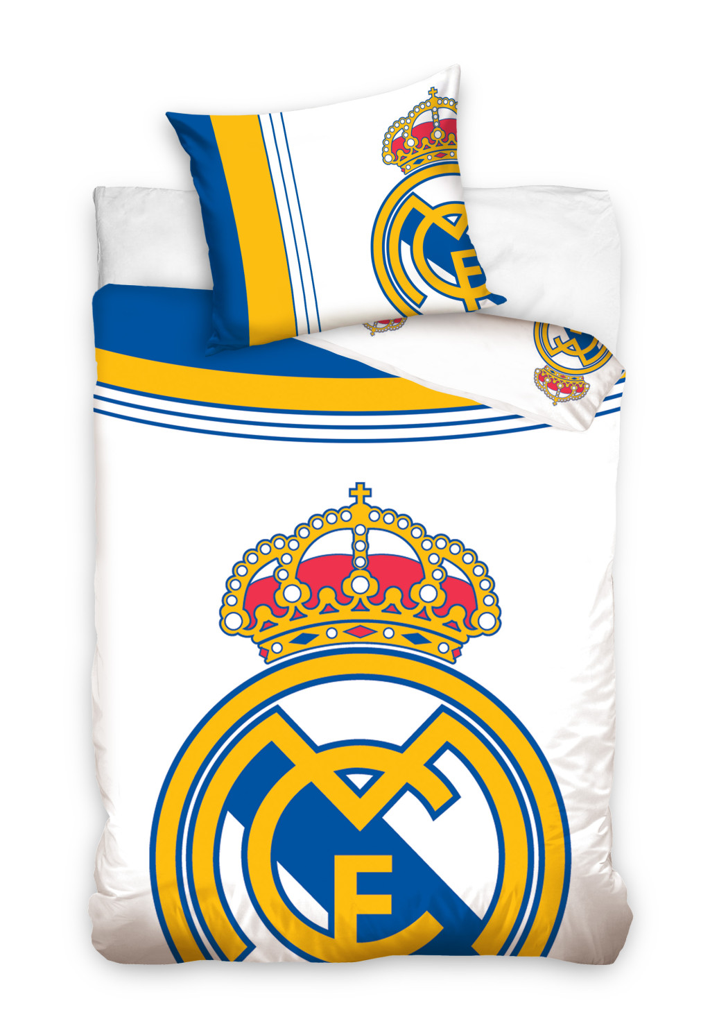 Real Madrid Glory Σετ Παπλωματοθήκη με Μαξιλαροθήκη 140×200 cm, 70×90 cm 100% Βαμβάκι