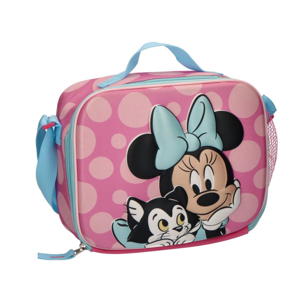 Disney Minnie Figaro 3D Ισοθερμικό Τσαντάκι Φαγητού 24 cm