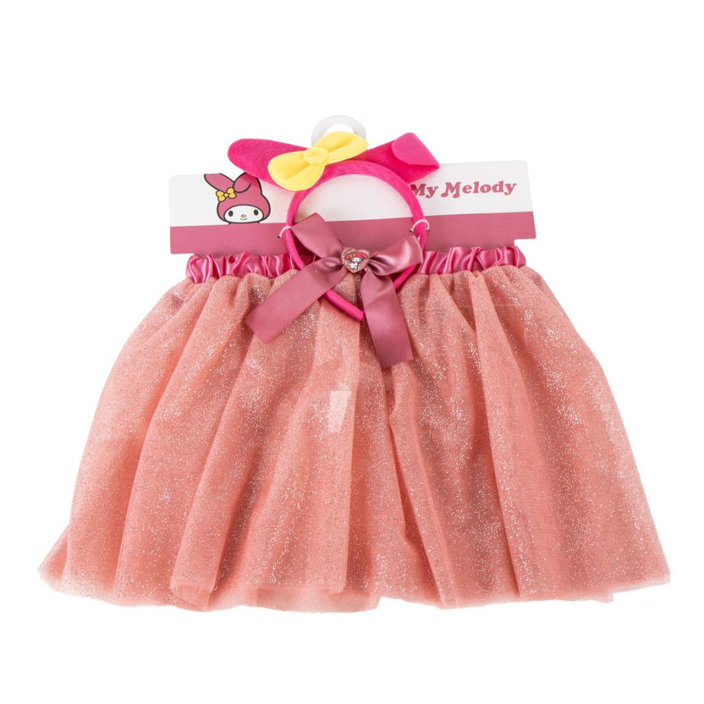 Hello Kitty MyMelody My Melody Παιδικό Σετ Φούστα και Στέκα Μαλλιών 3 - 8 Ετών / 98 - 128 cm