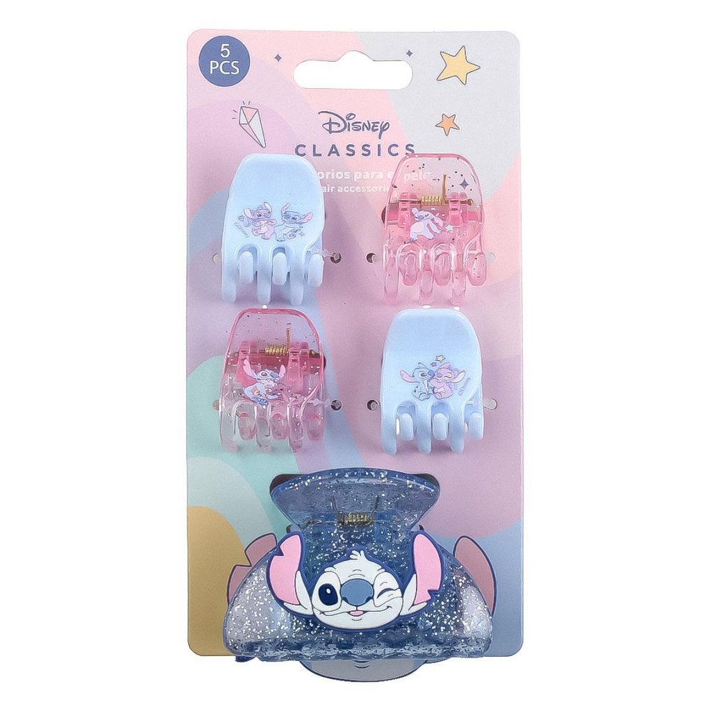 Disney Lilo & Stitch Σετ Κλιπ Μαλλιών 5 Τεμαχίων