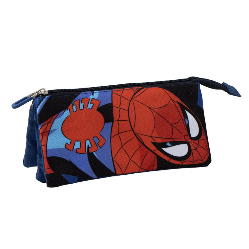 Superman Attack Spiderman Κασετίνα με 3 Θήκες 23 cm