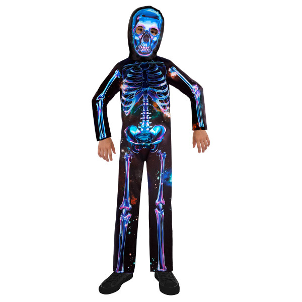 Halloween Neon Skeleton Αποκριάτικη Στολή 6-8 Ετών