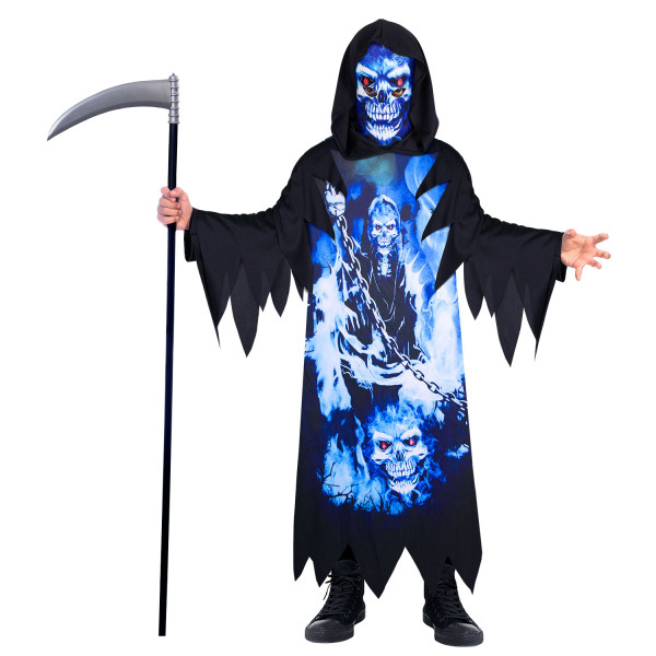 Halloween Neon Reaper Αποκριάτικη Στολή 8-10 Ετών