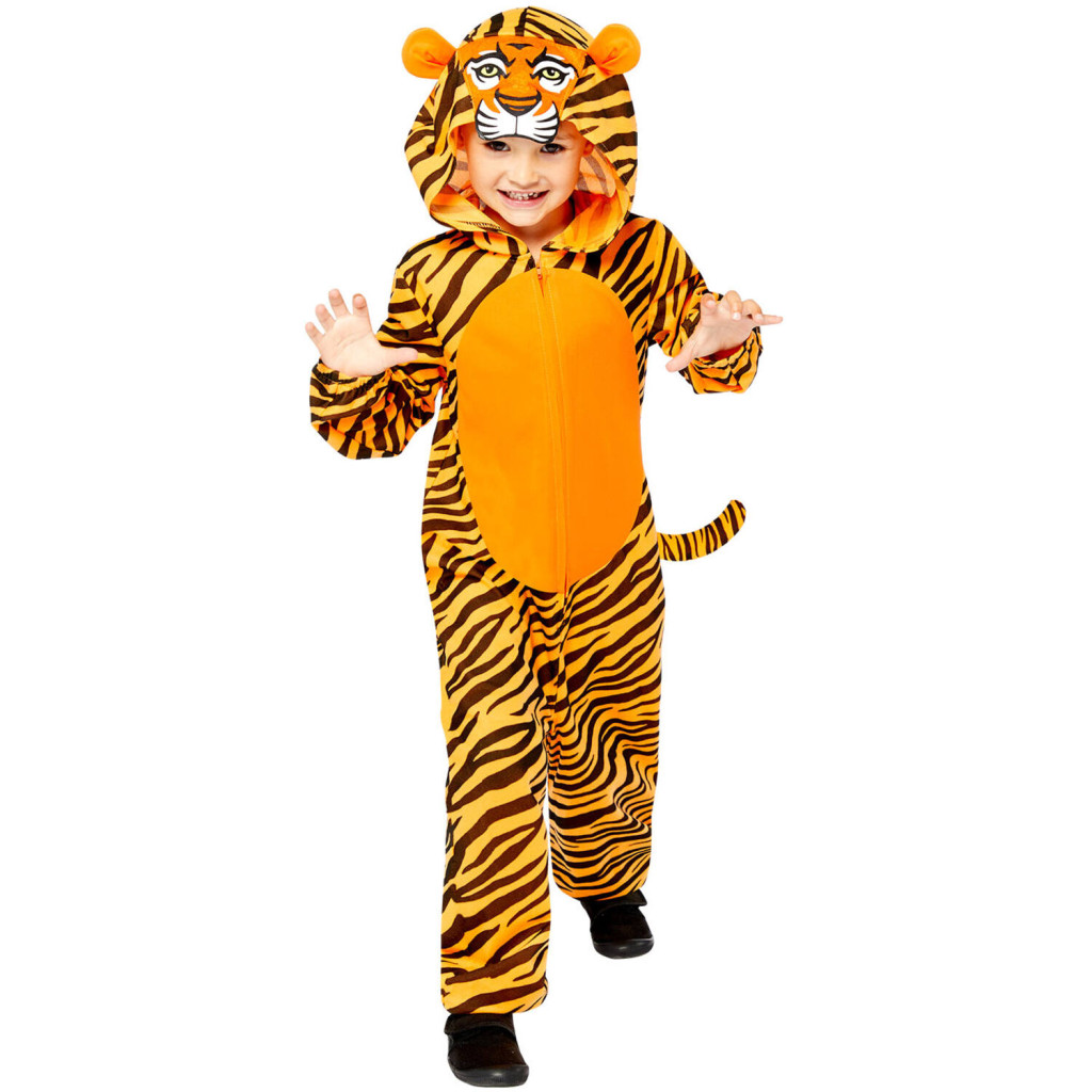 Tiger Orange Αποκριάτικη Στολή 10-12 Ετών