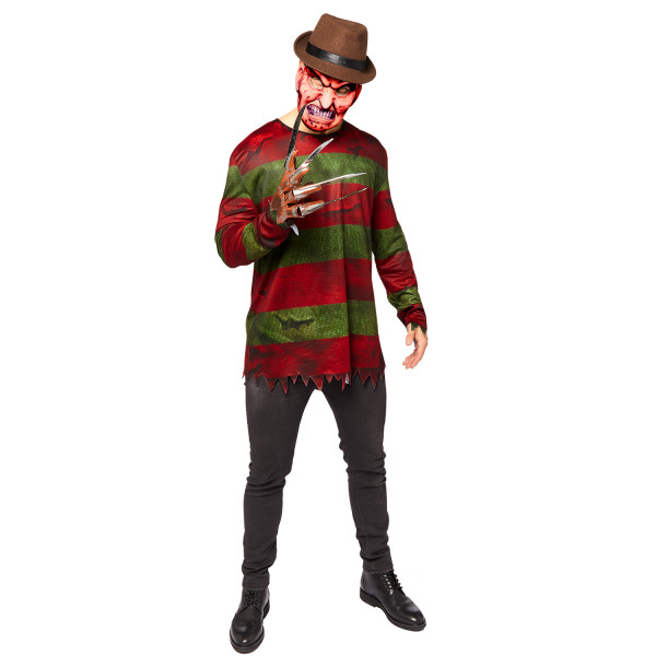 Halloween Scary Freddy Kruger Αποκριάτικη Στολή Ενηλίκων M/L