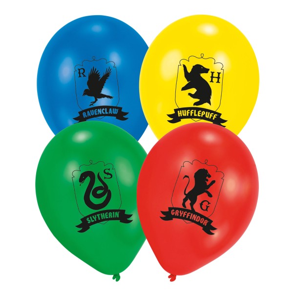 Harry Potter Houses Σετ μπαλονιών 6 τεμάχια 11 ιντσών (27,5 cm)