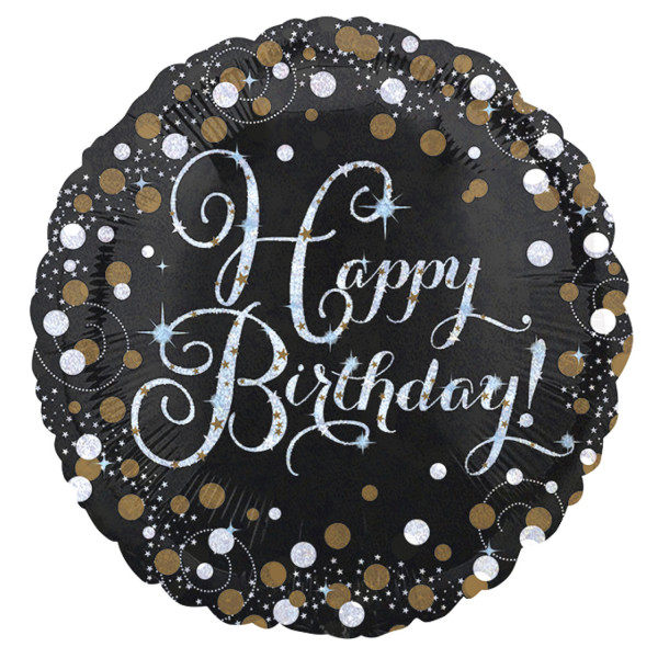 Happy Birthday Gold Happy Birthday Foil Μπαλόνι 43 cm