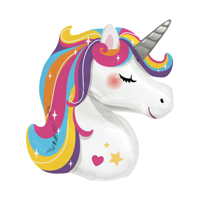 Unicorn Bright Rainbow Foil Μπαλόνι 78 cm