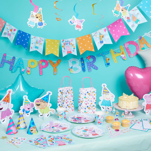 Alternative view of Peppa Pig Celebration Παιδικά Χάρτινα Ποτήρια Πάρτι Σετ 8 Τεμαχίων 250 ml