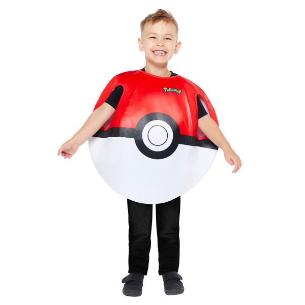Pokémon Pokeball Αποκριάτικη Στολή 8-12 Ετών