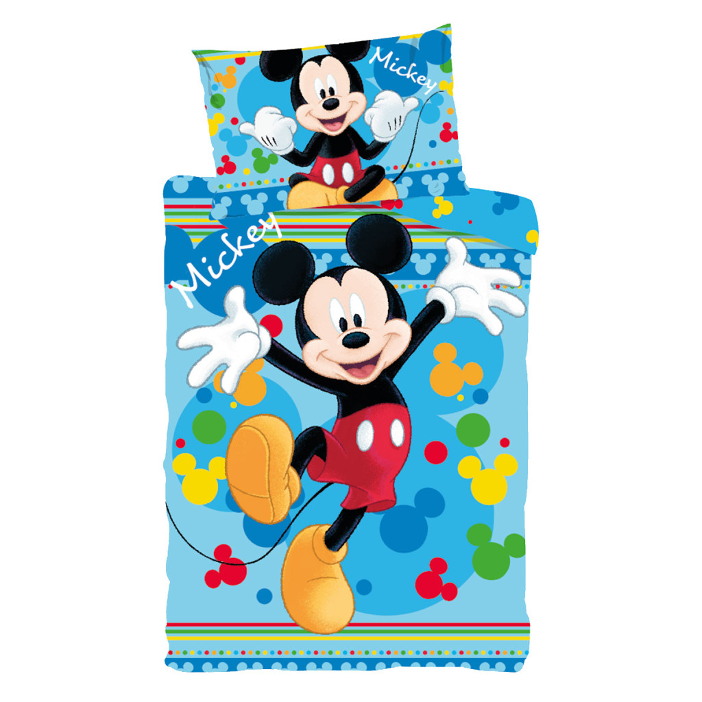 Alternative view of Disney Mickey Joyful Σετ Βρεφική Παπλωματοθήκη 100×135 cm με Μαξιλαροθήκη 40×60 cm