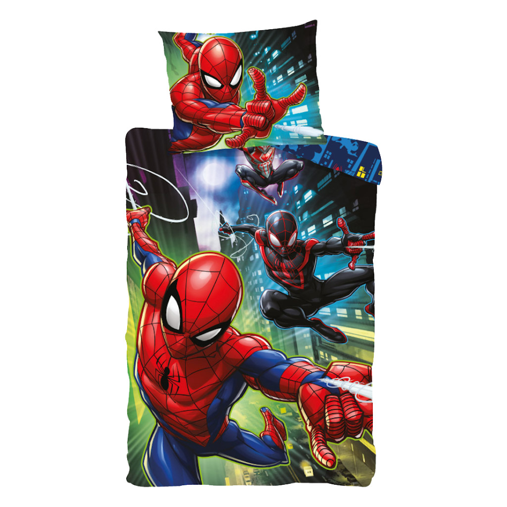 Alternative view of Spiderman Trie Guardians Βαμβακερό Σετ Παπλωματοθήκης 2 Τεμαχίων 140×200 και 70×90 cm
