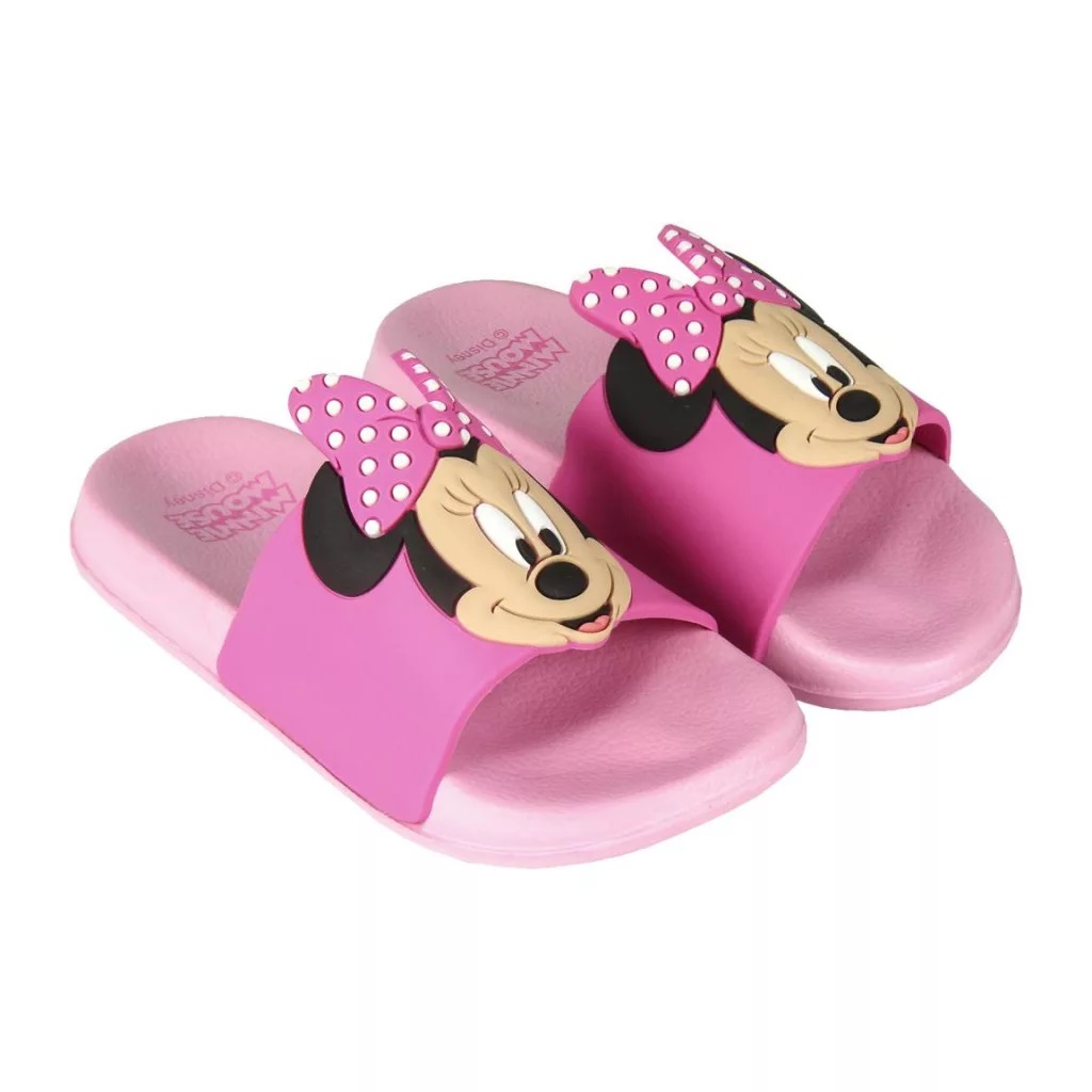 Disney Minnie 3D Παιδικές Παντόφλες Ροζ 24-31