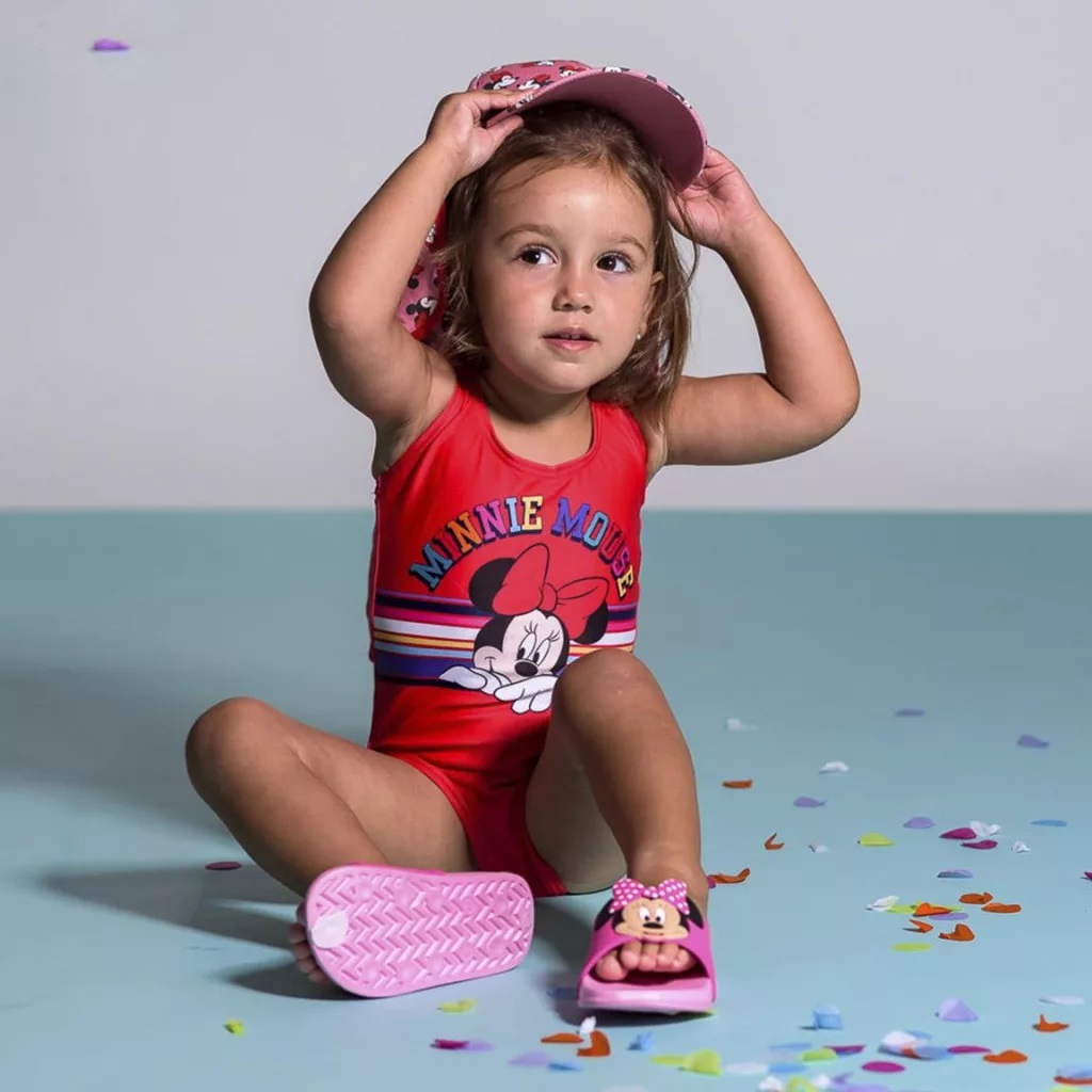 Disney Minnie 3D Παιδικές Παντόφλες Ροζ 24-31