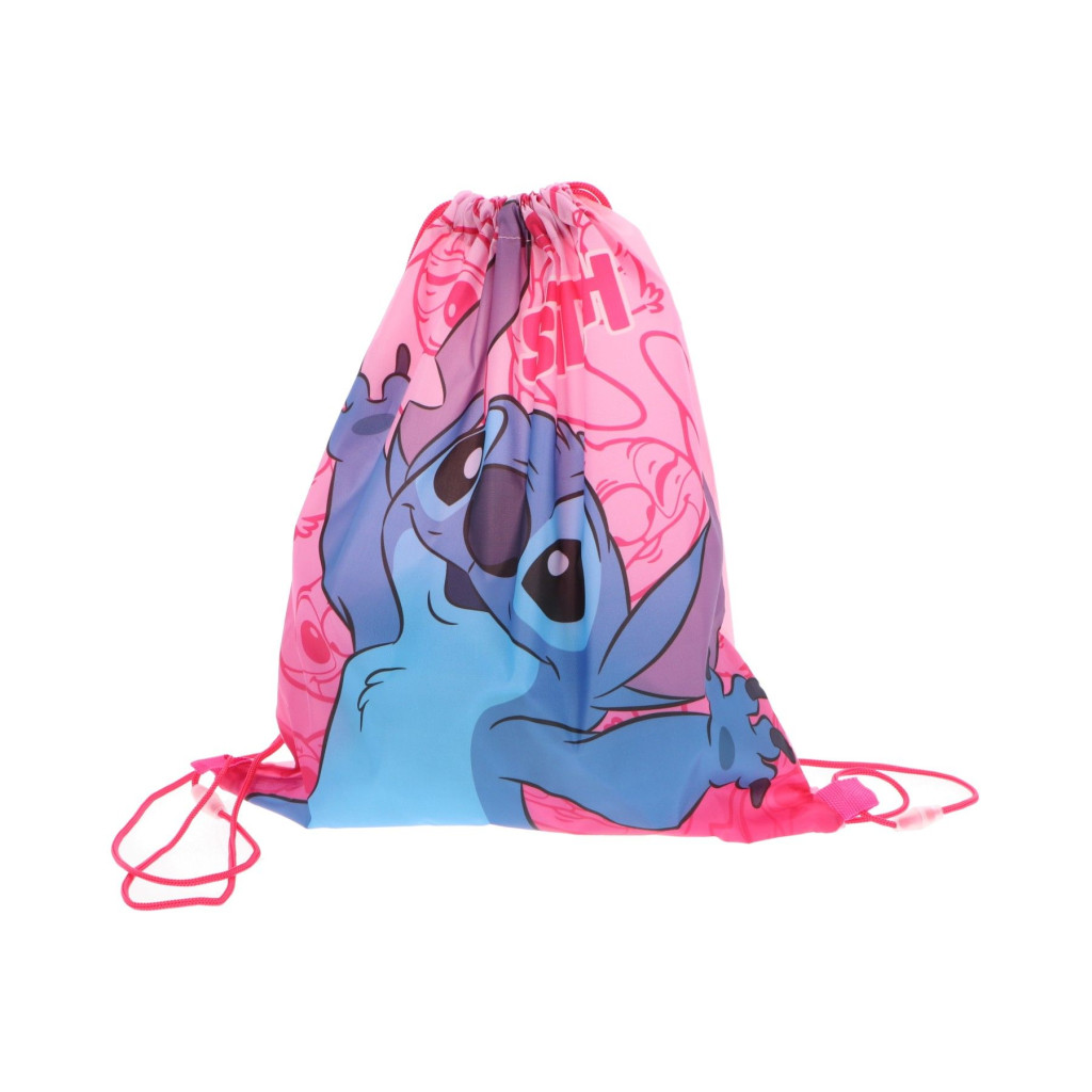 Alternative view of Disney Lilo & Stitch Pink Planet Παιδική Αθλητική Τσάντα Γυμναστηρίου 40×35 cm