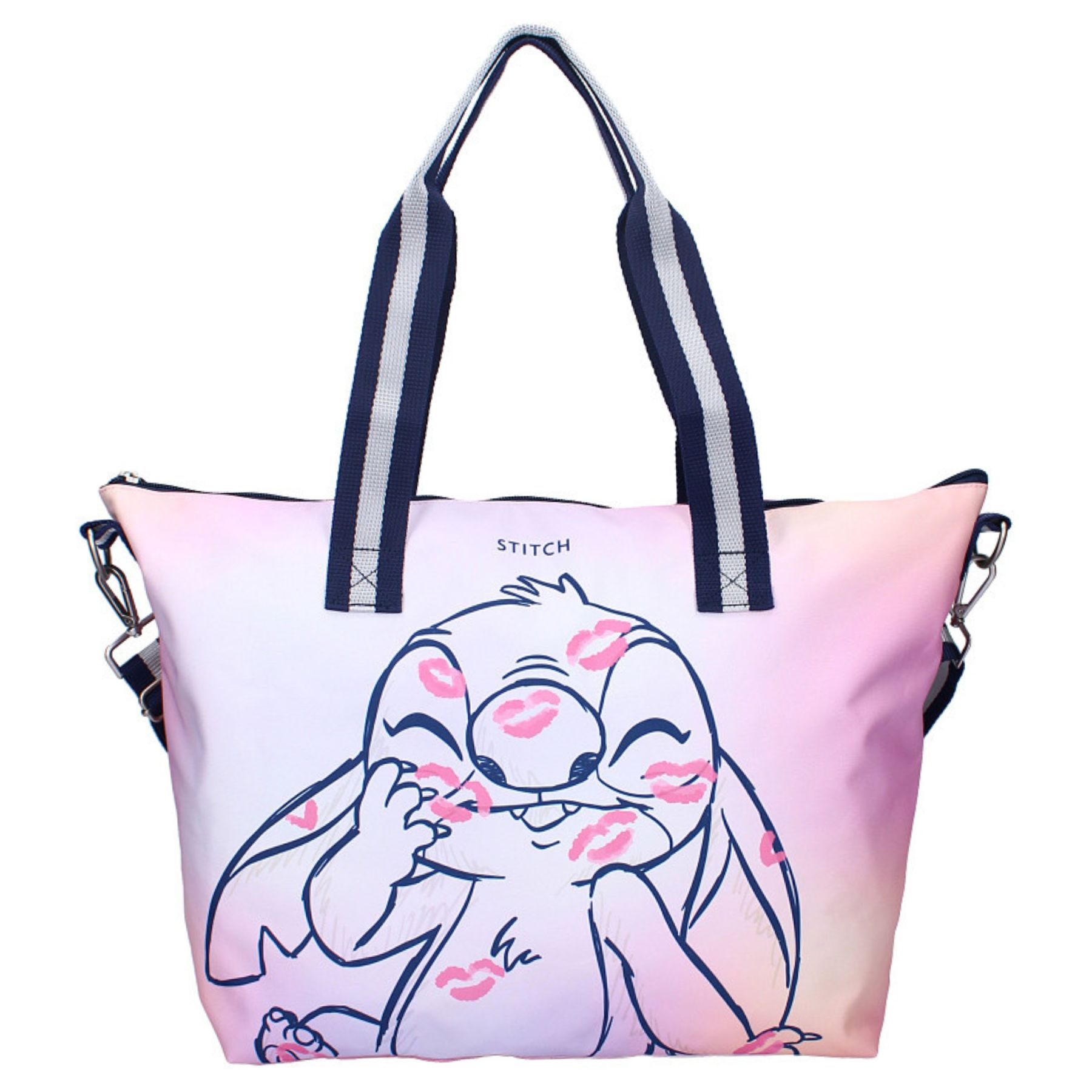 Disney Lilo & Stitch Τσάντα Shopper Ροζ 48x14x32 εκ.