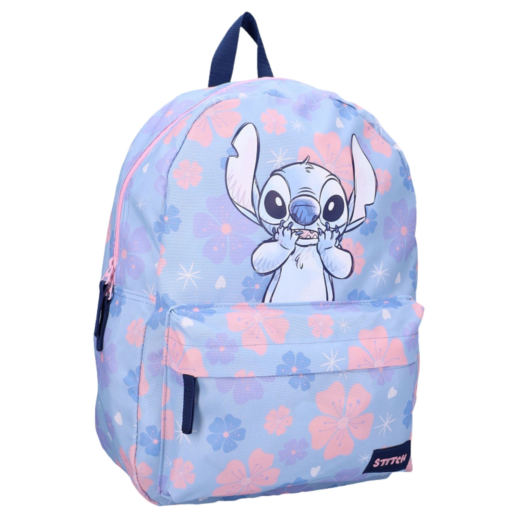 Disney Lilo & Stitch Παιδικό Σακίδιο Πλάτης Μπλε 28 x 38 cm