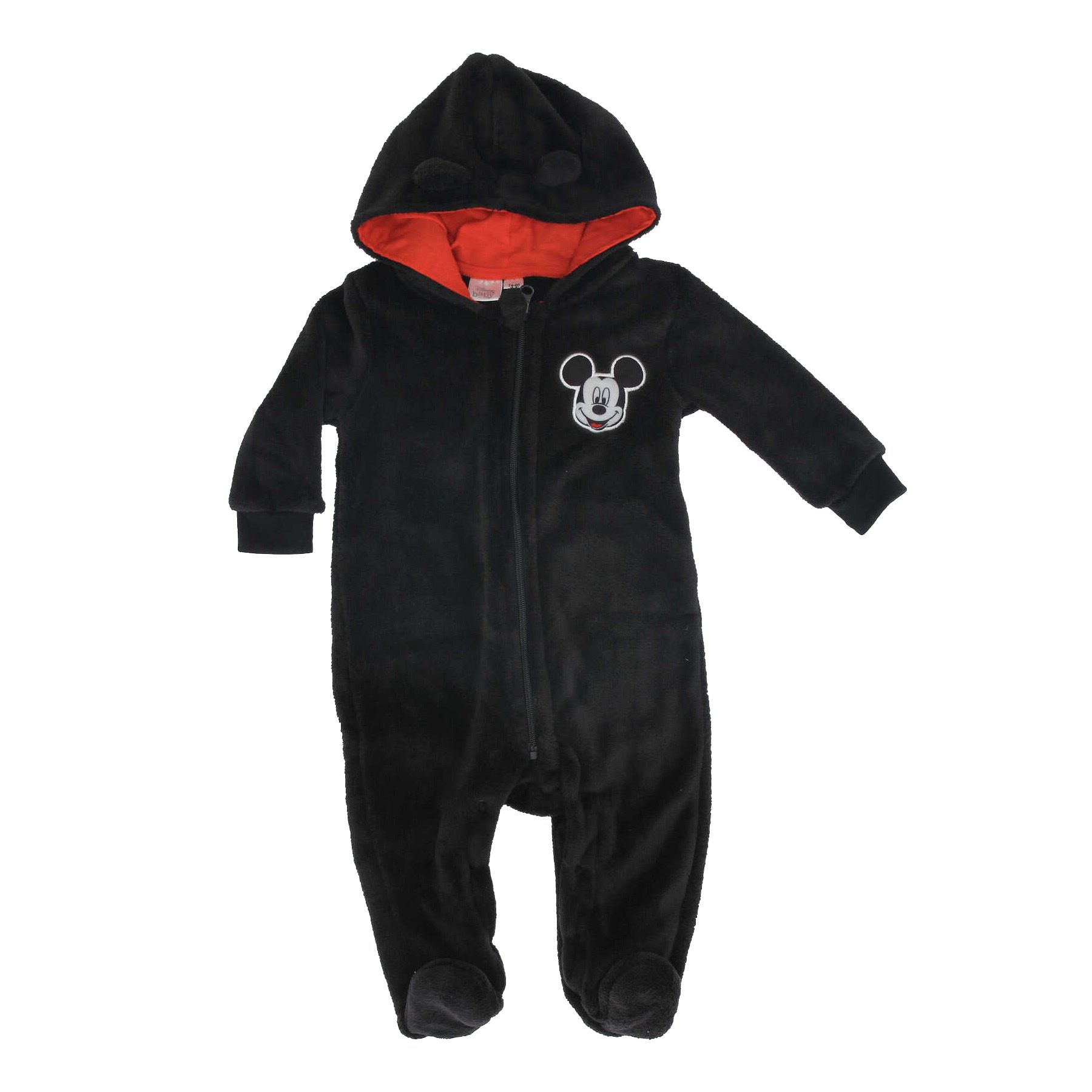Disney Mickey Mouse Βρεφικό fleece Φορμάκι Εξόδου 3 έως 12 μηνών